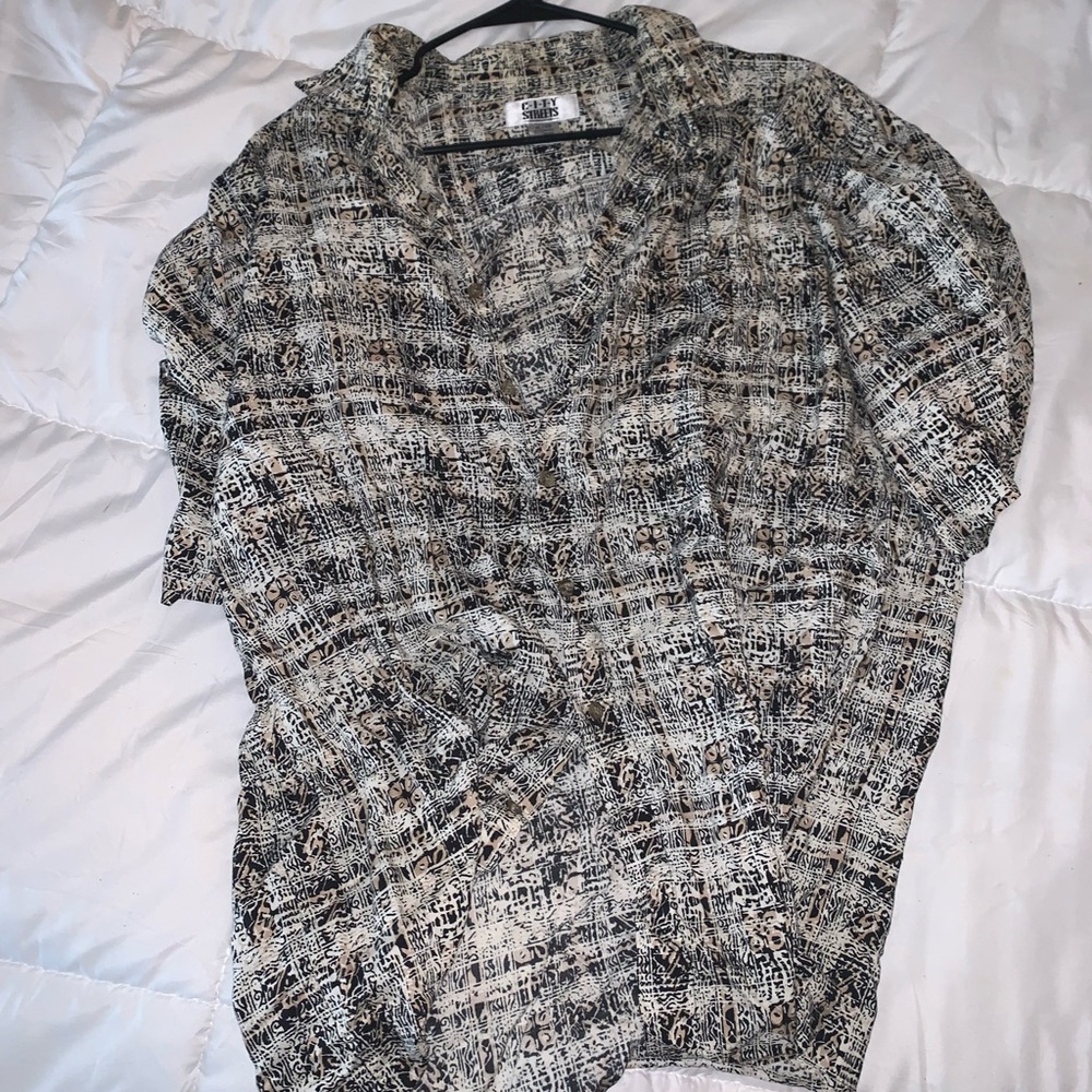 Oversized loose blouse